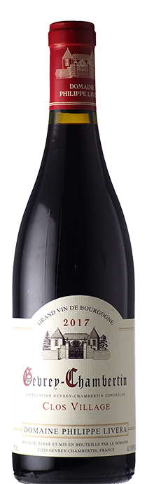  Gevrey Chambertin Clos Village / Philippe Livera ジュヴレ・シャンベルタン　クロ・ヴィラージュ / フィリップ・リヴェラ 2017